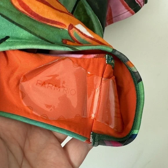 FARM RIO Banana Foliage One Piece Swimsuit - Picture 9 of 10